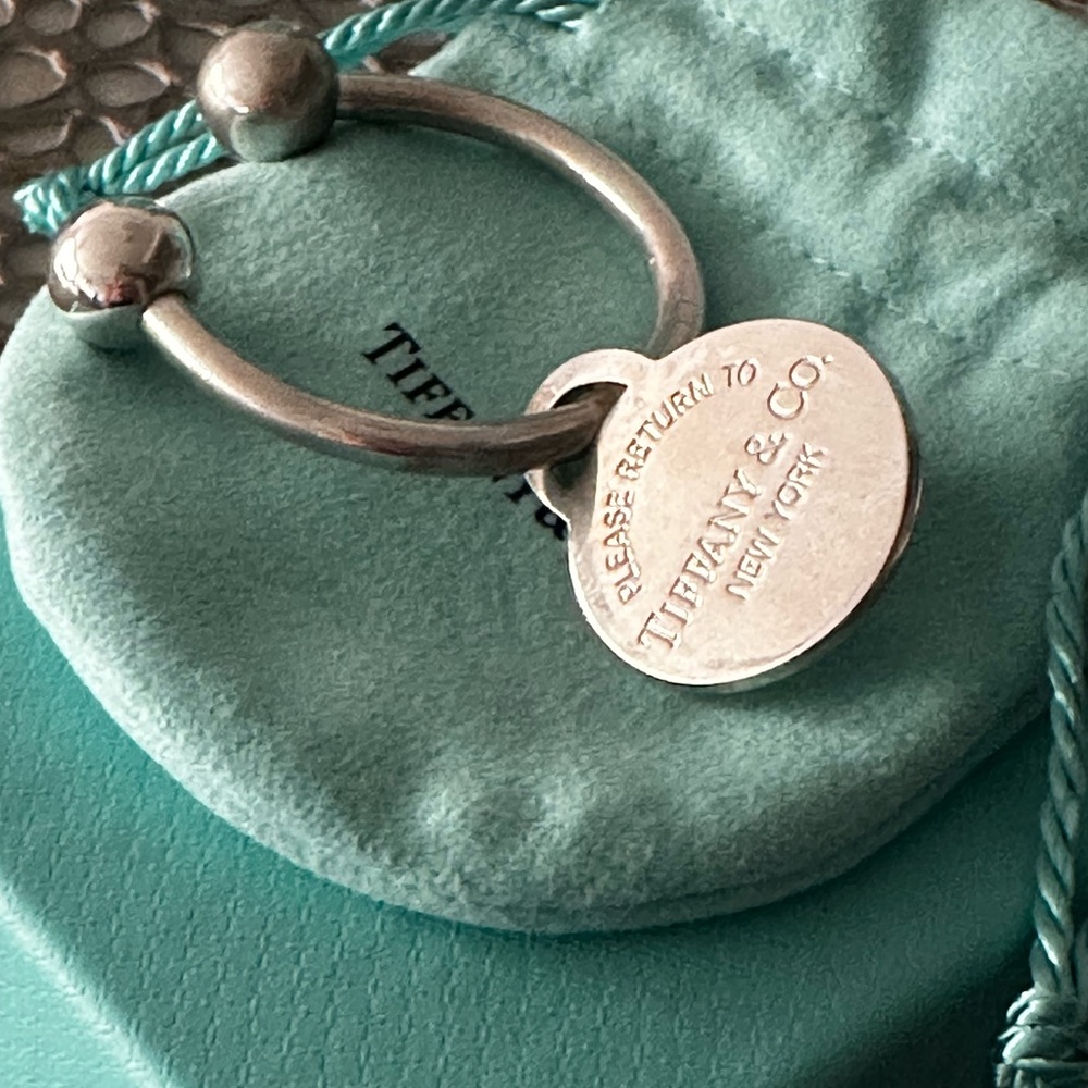 Tiffany & Co. Sterling Silver Tag Keyring